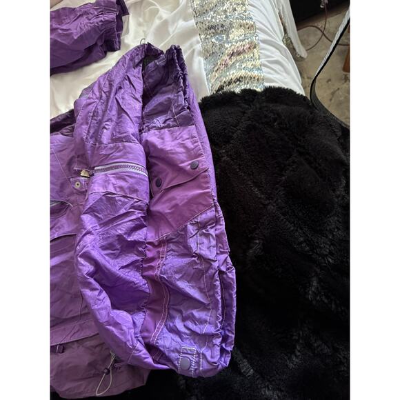 The north face hyvent 550 fur trimmed hooded jacket/coat parka sz small - Picture 6 of 12